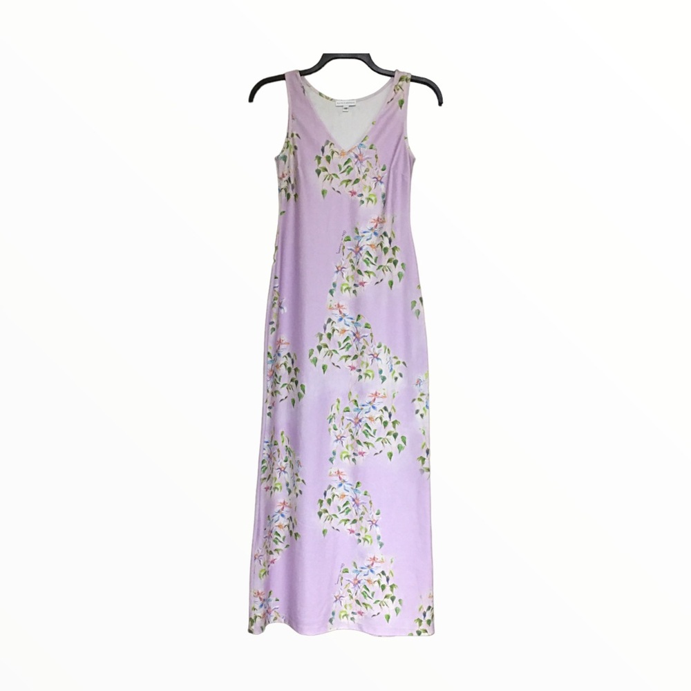 Ala von Auersperg Size XS Women’s Sundress Lavender Sagaponack Print Dresses